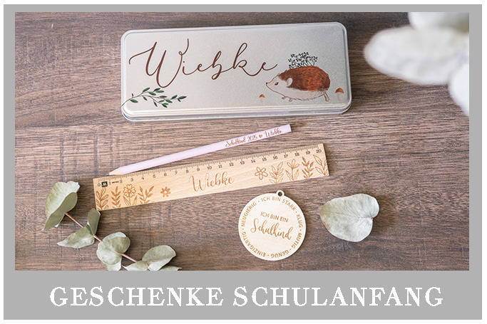 Geschenke zum Schulanfang – personalisiert & handgefertigt
