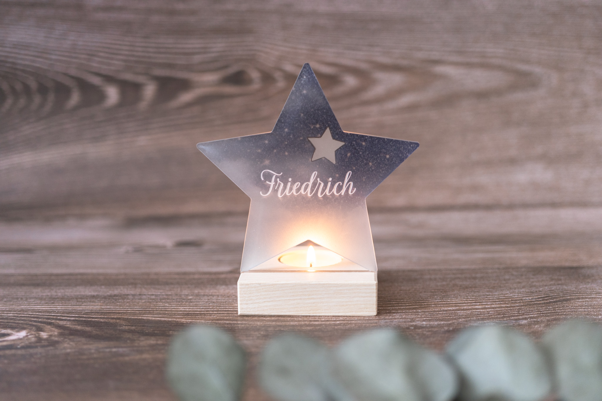 Teelichthalter Sternenhimmel