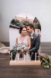Preview: Holzbild Set No.08 – Foto auf Birkenholz mit Fotoleiste & Schriftzug