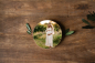 Preview: Holzblock No.04 – runder Foto-Holzblock aus Birkenholz mit Gravur