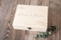 Preview: Holzbox Olivenzweig personalisiert