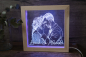 Preview: LED Bilderrahmen mit Foto personalisiert