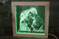 Preview: LED Bilderrahmen mit Foto personalisiert