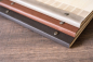 Preview: Zeugnismappe aus Holz personalisiert – Regenbogen
