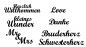 Preview: Schriftzug verschiedene Auswahl