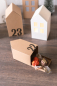 Preview: Adventskalender Häuser Set – 24 Papierhäuser mit Zahlen