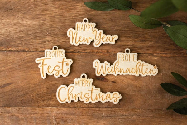 Holzanhänger No.15 - Weihnachten