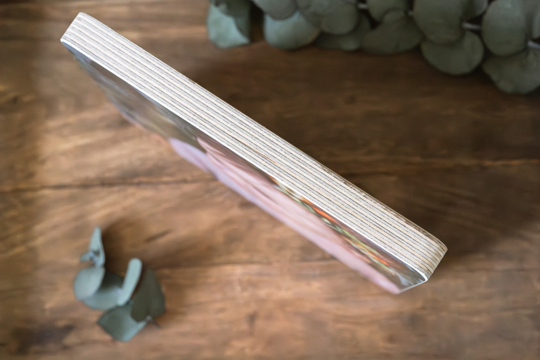 Preview: Holzblock No.01 – Foto auf Birkenholz mit echtem Fotopapierdruck