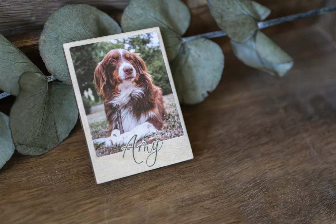 Preview: Foto-Magnet mit Foto und Personalisierung