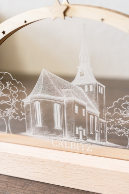 Preview: Schwibbogen Calbitz Kirche