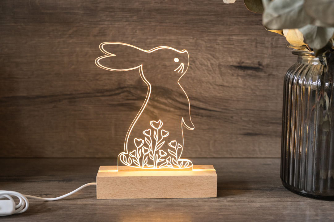 Preview: Lampe / Nachtlicht Hase