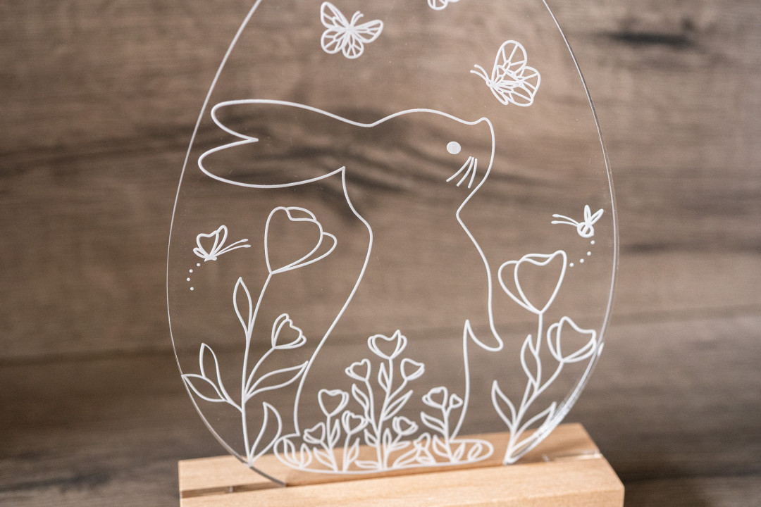 Preview: Lampe / Nachtlicht Hase im Ei