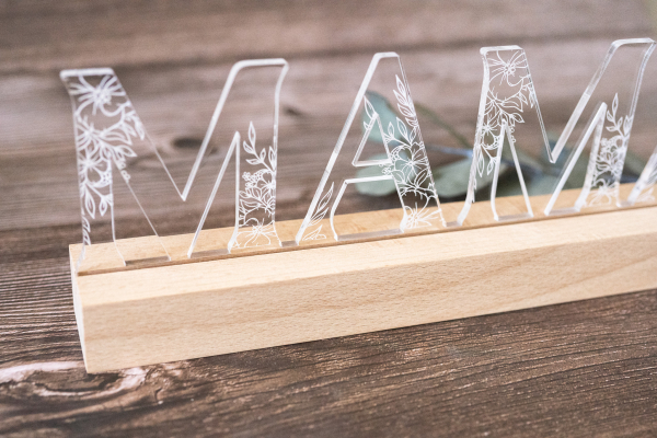 Preview: Lampe / Nachtlicht Mama / Papa