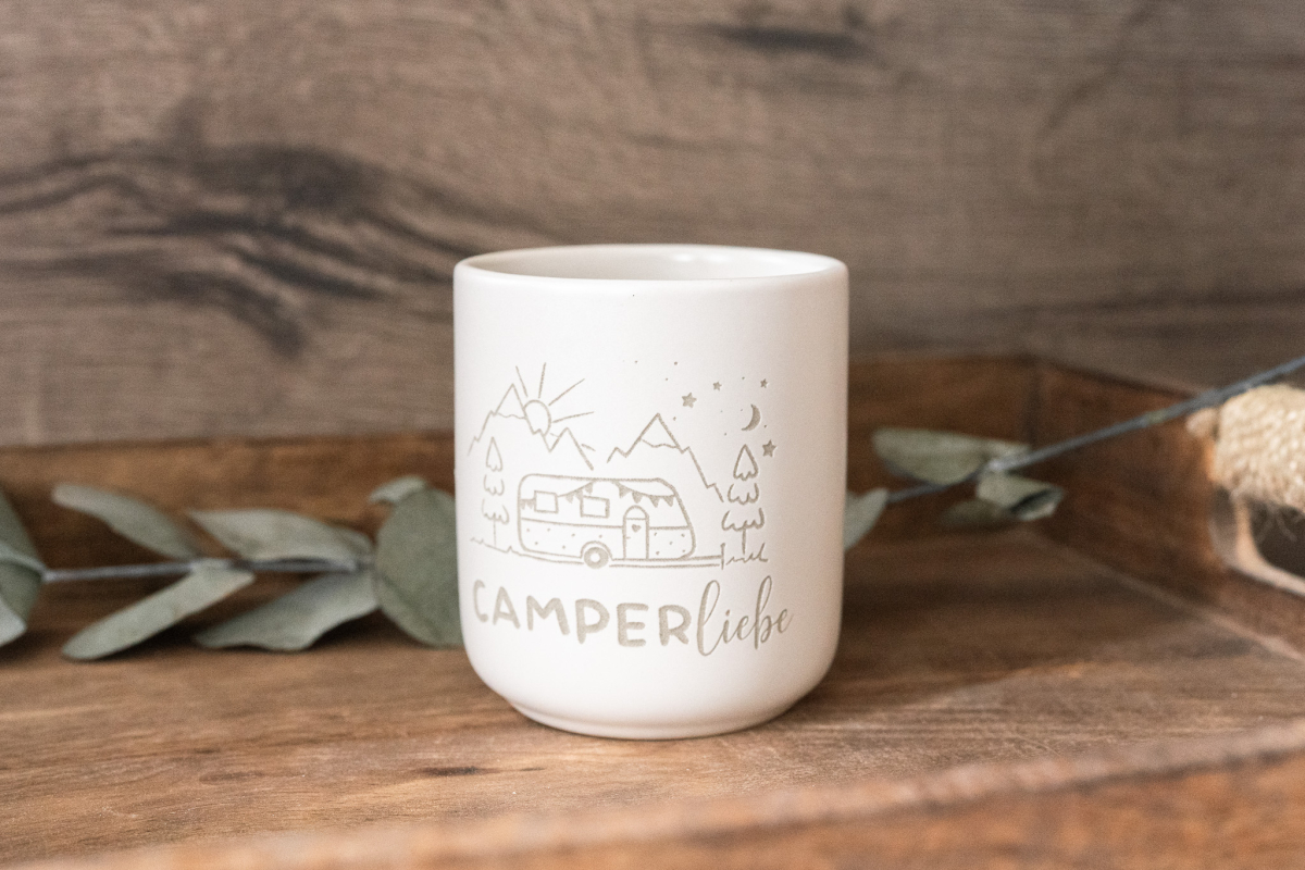 Keramikbecher „Camperliebe"
