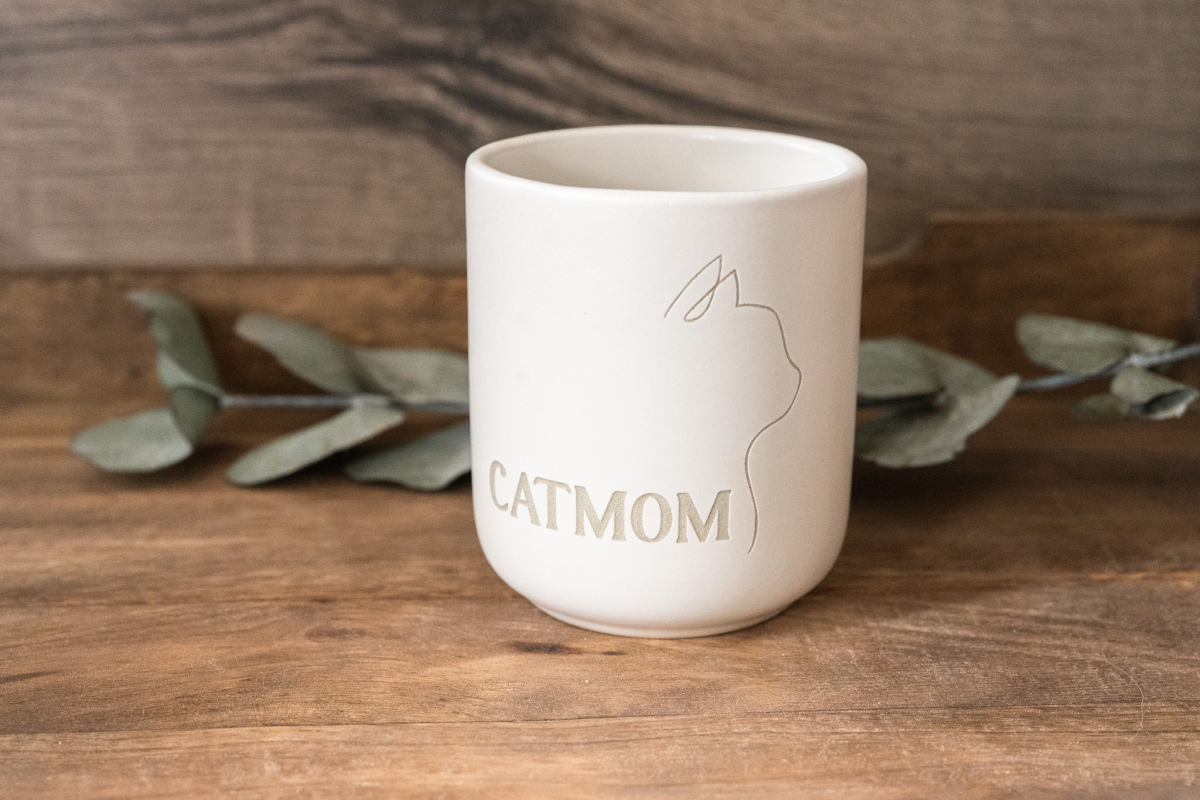 Keramikbecher „Catmom" - "Catdad"