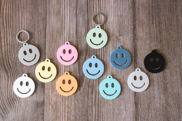 Schlüsselanhänger Smiley