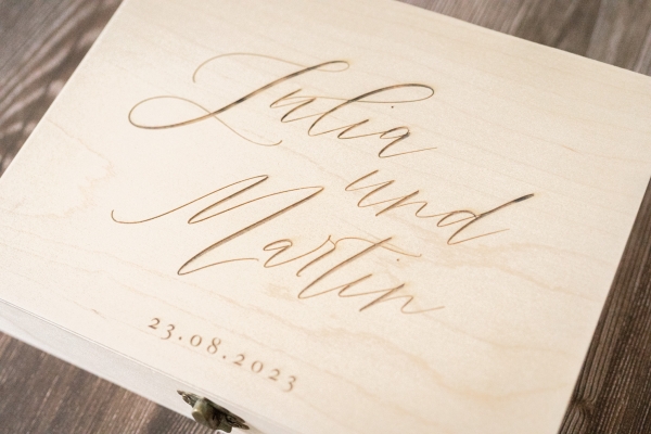Holzbox Namen personalisiert