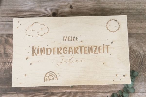 Holzbox "Meine Kindergartenzeit"