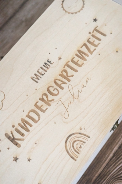 Holzbox "Meine Kindergartenzeit"