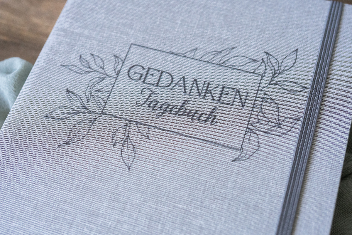 Notizbuch florales Motiv mit Personalisierung