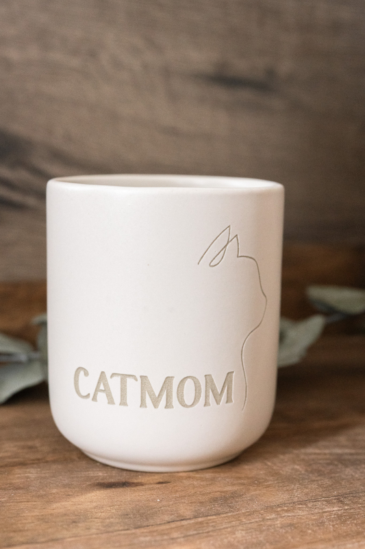 Keramikbecher „Catmom" - "Catdad"